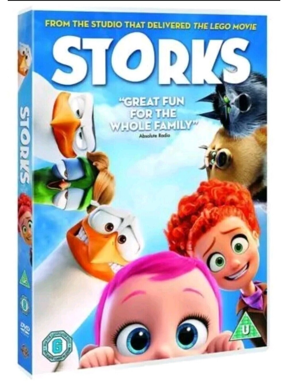 Storks -With Limited Edition Slipcover [ DVD 2016 ] Family Comedy  Time:1hr 37 M